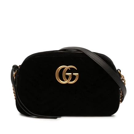 Женская кросс-боди Gucci GG Marmont Small, бархат