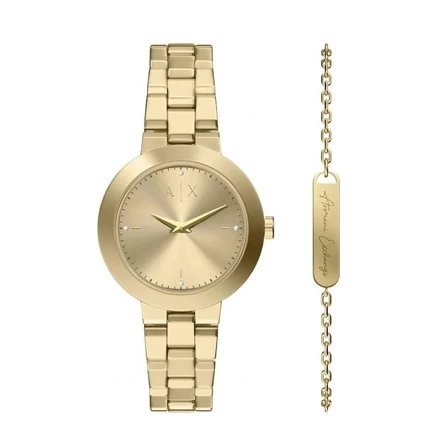 Женские часы Armani Exchange AX7177SET, золотистые