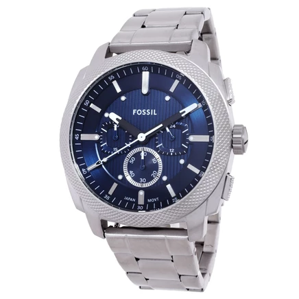 Мужские часы Fossil Machine FS6096, хронограф, синие