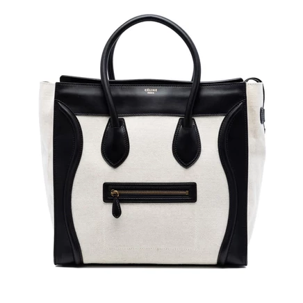 Женская сумка Celine Luggage Mini, двухцветная