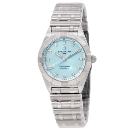 Женские часы Breitling Chronomat A72310101C1A1, синие