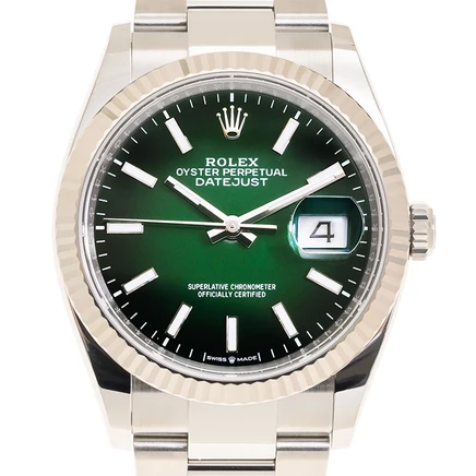 Унисекс-часы Rolex M126234-0060, зеленые