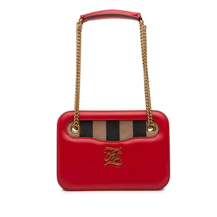 Женская сумка на плечо Fendi Karligraphy Pequin