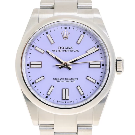 Мужские часы Rolex Oyster Perpetual 134300-0012, фиолетовые