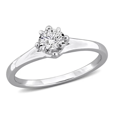 Помолвочное кольцо Created Forever 0,25 карата, серебро
