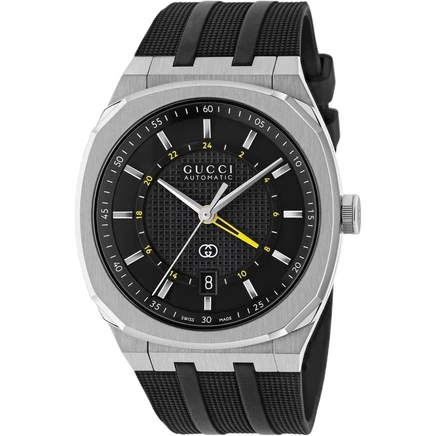 Мужские часы Gucci 25H YA163353, черные