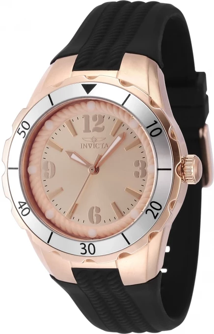Женские часы Invicta Angel 48854, кварцевые, розовое золото