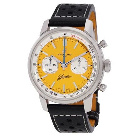 Мужские часы-хронограф Breitling AB01762C1I1X1, желтые