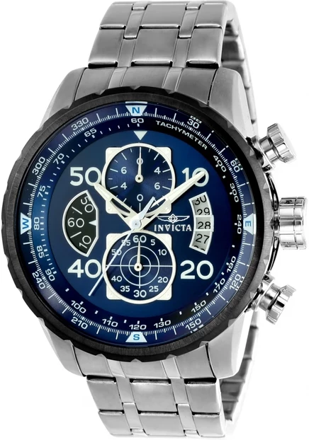 Мужские часы Invicta Aviator 22970, синие