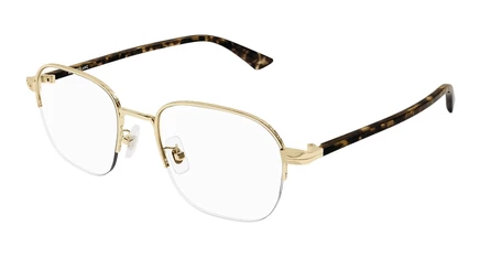 Мужские очки Montblanc MB0341O, золотистые