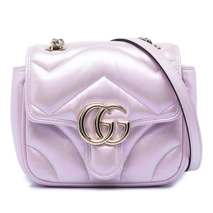 Женская мини-сумка Gucci GG Marmont через плечо