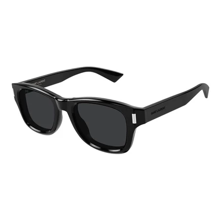 Унисекс солнцезащитные очки Saint Laurent SL801, черные