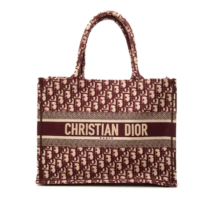 Женская сумка Dior Book Tote Medium Oblique, канвас