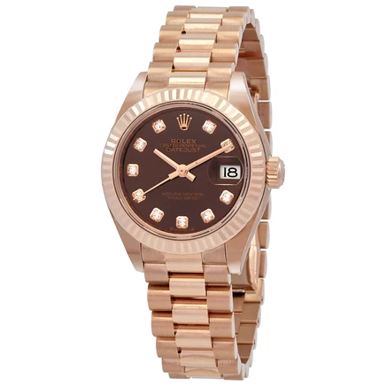 Женские часы Rolex Lady Datejust 279175CHDP, шоколадные
