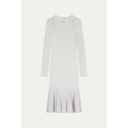 Женское платье Givenchy с длинными рукавами, серое