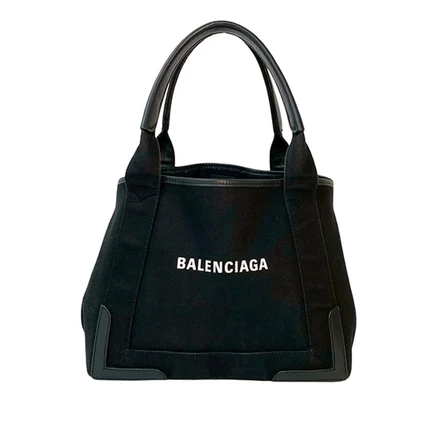 Женская сумка-тоут Balenciaga Cabas S, темно-синяя