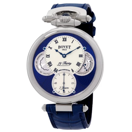 Мужские часы Bovet 19Thirty NTS0104, айвори, синие