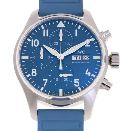 Мужские часы IWC Pilot Chronograph IW388117, синие