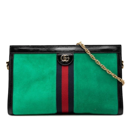 Женская замшевая сумка Gucci Ophidia через плечо