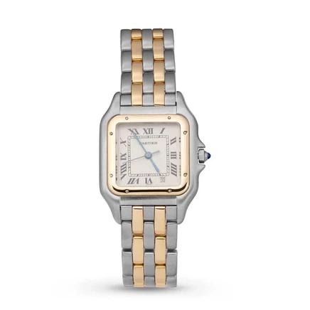 Женские часы Cartier Panthère W25028B6, кварцевые, белые