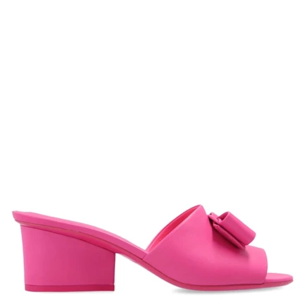 Женские босоножки Ferragamo Viva 55, ярко-розовые