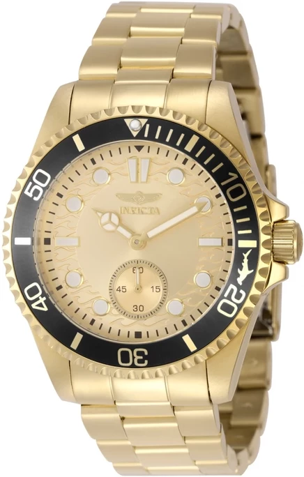 Мужские часы Invicta Pro Diver 49428, кварцевые, золотистые