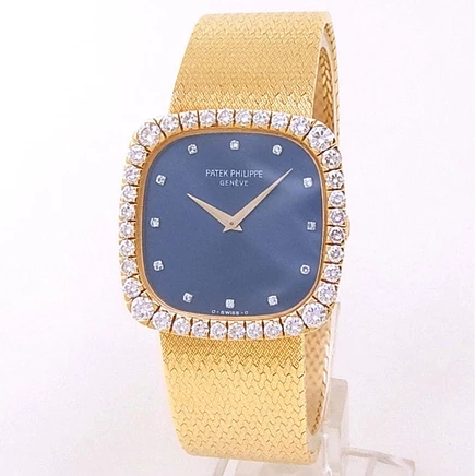 Женские часы Patek Philippe 3616/2 с бриллиантами, синие