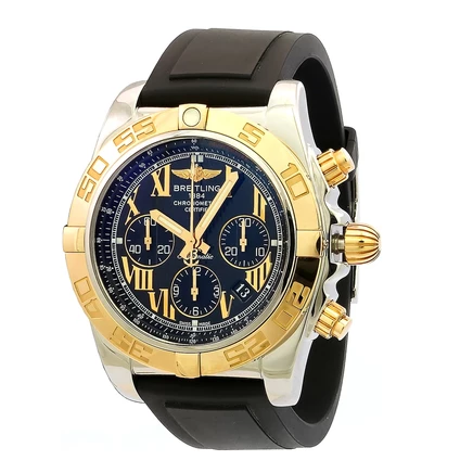 Мужские часы Breitling Chronomat 44, хронограф, черные