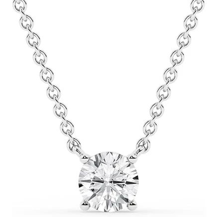 Женская подвеска Brilliant Diamond 1 карат, серебро