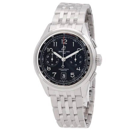 Мужские часы Breitling Premier B01 AB0145221B1A1, черные
