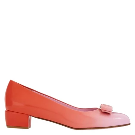 Женские туфли Ferragamo Vara с бантом, сиреневые