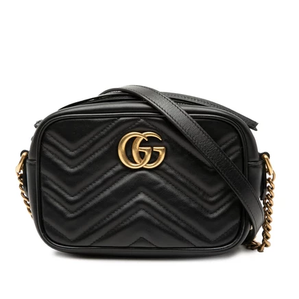 Женская сумка Gucci Mini GG Marmont через плечо, б/у
