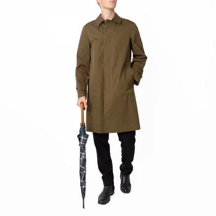 Мужской плащ Burberry из хлопкового габардина