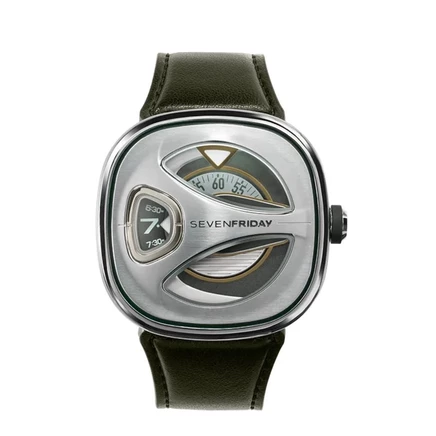 Мужские автоматические часы Sevenfriday ME1/02, зеленые