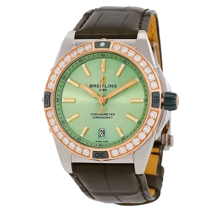 Женские часы Breitling U17356531L1P1, мятные