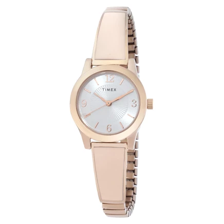 Женские часы Timex Stretch Bangle TW2R98400, серебристые