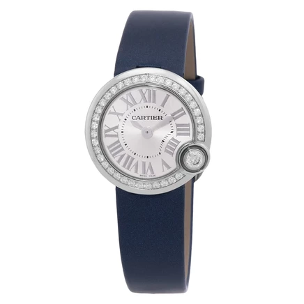 Женские часы Cartier Ballon Blanc W4BL0002, серебристые