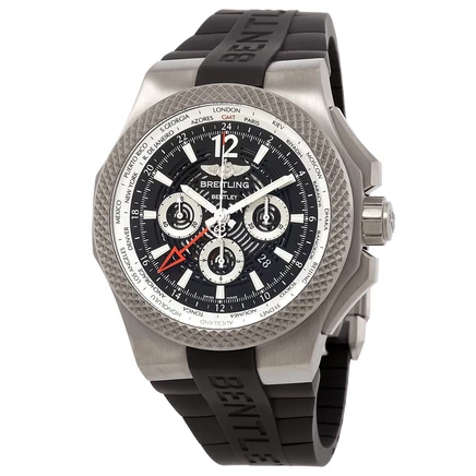 Мужские часы Breitling Bentley GMT B04, черные