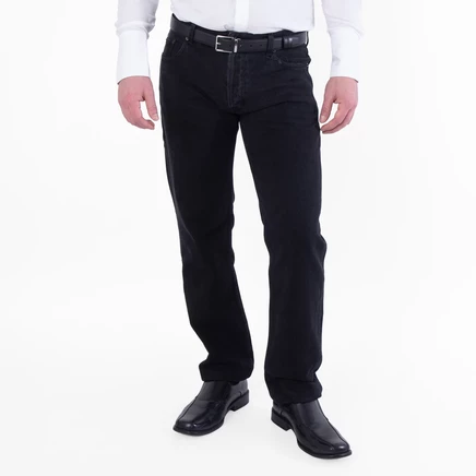 Мужские джинсы Saint Laurent Straight Leg, черные