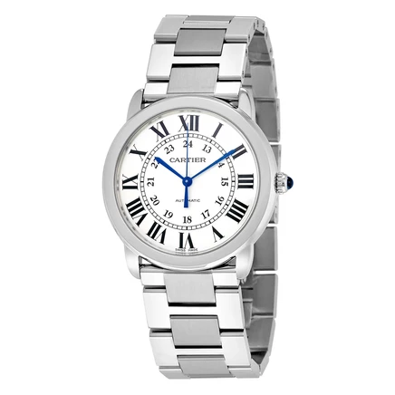 Женские часы Cartier Ronde Solo WSRN0012, серебристые
