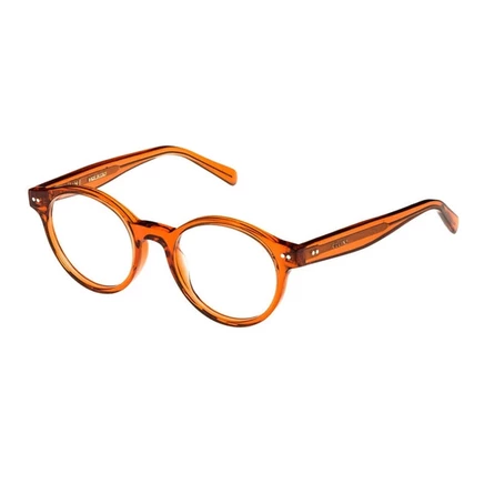 Женская круглая оправа Celine CL50008I, оранжевая