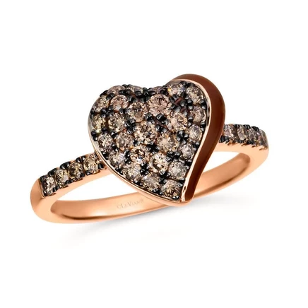 Женское кольцо Le Vian Godiva X, золото 14K розовое