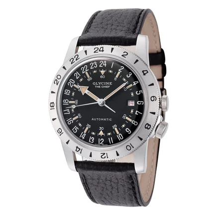 Унисекс-часы Glycine Airman GMT GL0469, черные