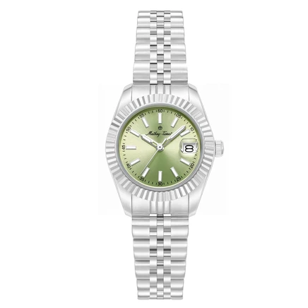 Женские часы Mathey-Tissot H250955C-B, светло-зеленые