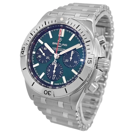 Мужские часы Breitling Chronomat AB0134, хронограф, зеленые