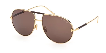 Унисекс-солнцезащитные очки Tom Ford FT1308, золотые