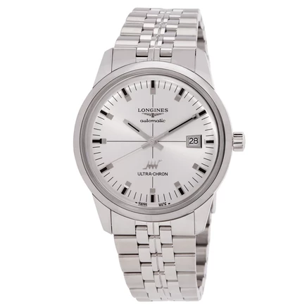Мужские часы Longines Ultra-Chron L29374726, серебристые