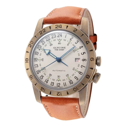 Мужские часы Glycine Airman GL0415, серебристые
