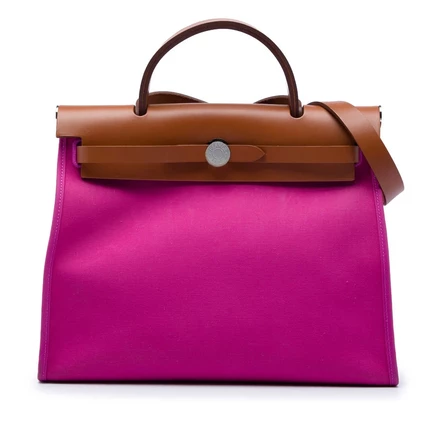 Женская сумка Hermes Herbag Zip 31, канвас, б/у