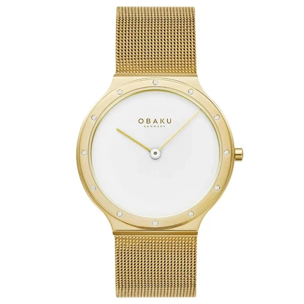 Женские часы Obaku Note Lille V285LEGWMG, белые